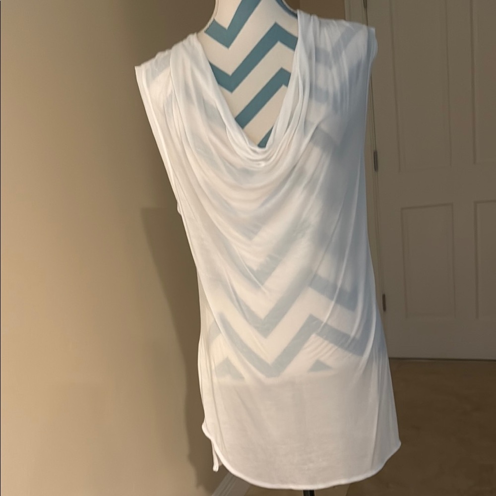 BCBG MAXAZRIA Shirt White Size Large